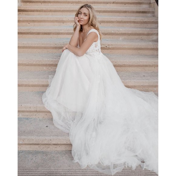 BHLDN Watters Malone Wedding Gown Size 4 - Picture 5 of 5